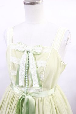 画像4: Angelic Pretty / Antique Ladyジャンパースカート Free グリーン H-25-06-13-002-AP-OP-NS-ZH