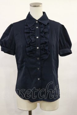 画像1: NO.S PROJECT / リリーブラウス S ネイビー H-25-06-13-027-LO-BL-NS-ZH