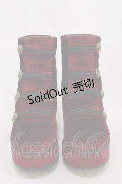 画像1: axes femme POETIQUE / ナポレオンブーツ L ワイン H-25-06-14-1001-AX-SH-NS-ZH
