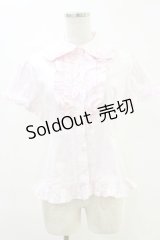 BABY,THE STARS SHINE BRIGHT / ストライプフリルブラウス Free ピンク H-25-06-14-1051-BA-BL-NS-ZH