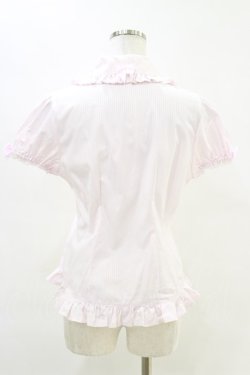 画像2: BABY,THE STARS SHINE BRIGHT / ストライプフリルブラウス Free ピンク H-25-06-14-1051-BA-BL-NS-ZH