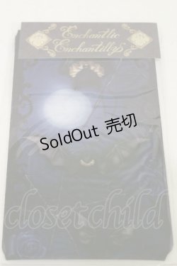 画像1: Enchantlic Enchantilly / コウモリ公爵オーバーニーソックス  青い夜 H-25-06-14-1006-LO-ZA-NS-ZH
