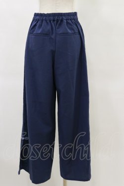 画像2: axes femme / チャイナ釦スリットパンツ Free ネイビー H-25-06-14-1055-AX-PA-NS-ZH