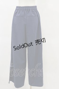 画像2: axes femme / チャイナ釦スリットパンツ Free ネイビー H-25-06-14-1055-AX-PA-NS-ZH