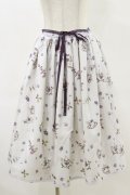 Enchantlic Enchantilly / すみれのお茶会エレガントスカート Free グレー H-25-06-14-1061-LO-SK-NS-ZH