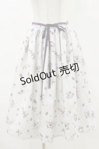 Enchantlic Enchantilly / すみれのお茶会エレガントスカート Free グレー H-25-06-14-1061-LO-SK-NS-ZH