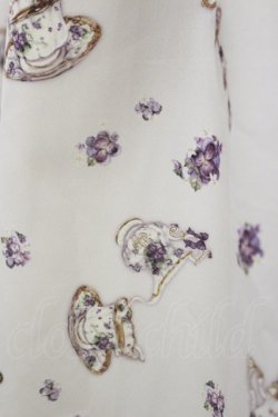 画像4: Enchantlic Enchantilly / すみれのお茶会エレガントスカート Free グレー H-25-06-14-1061-LO-SK-NS-ZH