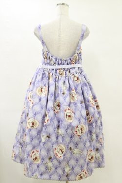 画像2: Enchantlic Enchantilly / おやすみ猫ちゃんジャンパースカート+ナイトキャップ 大きいサイズ ライラック H-25-06-14-1066-LO-OP-NS-ZH