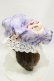 画像5: Enchantlic Enchantilly / おやすみ猫ちゃんジャンパースカート+ナイトキャップ 大きいサイズ ライラック H-25-06-14-1066-LO-OP-NS-ZH (5)