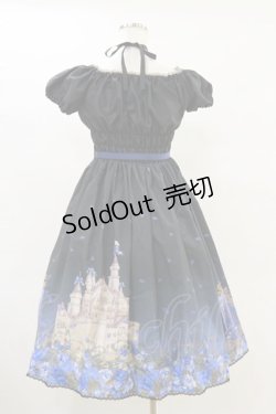 画像2: Enchantlic Enchantilly / いばらワンピース Free ブラック/ブルー H-25-06-14-1067-LO-OP-NS-ZH
