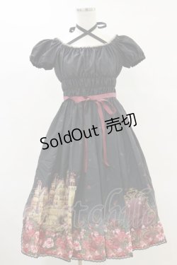 画像1: Enchantlic Enchantilly / いばらワンピース Free ブラック/レッド H-25-06-14-1068-LO-OP-NS-ZH