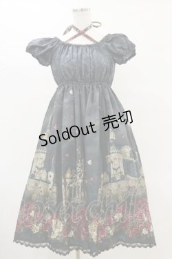 画像1: Enchantlic Enchantilly / 幻影薔薇城〜コウモリ公爵からの招待状〜ワンピース M ブラック H-25-06-14-1069-LO-OP-NS-ZH
