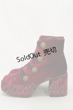 画像2: axes femme POETIQUE / ナポレオンブーツ L ワイン H-25-06-14-1001-AX-SH-NS-ZH