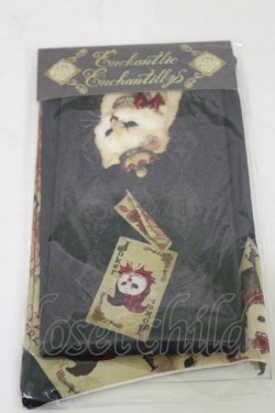 画像1: Enchantlic Enchantilly / クイーンキャットタイツ〜トランプの国〜タイツ  ブラック H-25-06-14-1010-LO-ZA-NS-ZH