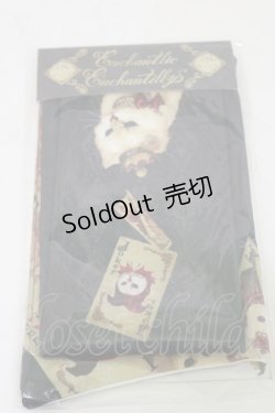 画像1: Enchantlic Enchantilly / クイーンキャットタイツ〜トランプの国〜タイツ  ブラック H-25-06-14-1010-LO-ZA-NS-ZH