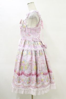 画像3: BABY,THE STARS SHINE BRIGHT / Le Bouquet de la Croix柄Ribbonジャンパースカート Free ピンク H-25-06-14-1075-BA-OP-NS-ZH