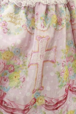 画像4: BABY,THE STARS SHINE BRIGHT / Le Bouquet de la Croix柄Ribbonジャンパースカート Free ピンク H-25-06-14-1075-BA-OP-NS-ZH