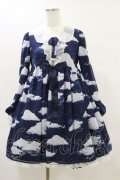 Angelic Pretty / Misty Skyワンピース Free ネイビー H-25-06-14-1079-AP-OP-NS-ZH