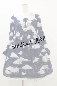 Angelic Pretty / Misty Skyワンピース Free ネイビー H-25-06-14-1079-AP-OP-NS-ZH