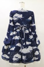 画像2: Angelic Pretty / Misty Skyワンピース Free ネイビー H-25-06-14-1079-AP-OP-NS-ZH (2)