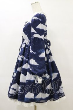 画像3: Angelic Pretty / Misty Skyワンピース Free ネイビー H-25-06-14-1079-AP-OP-NS-ZH