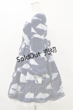 画像3: Angelic Pretty / Misty Skyワンピース Free ネイビー H-25-06-14-1079-AP-OP-NS-ZH