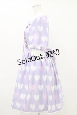 画像3: Angelic Pretty / Dolly Heartワンピース Free ラベンダー H-25-06-14-1081-AP-OP-NS-ZH