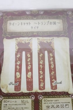 画像2: Enchantlic Enchantilly / クイーンキャットタイツ〜トランプの国〜タイツ  レッド H-25-06-14-1011-LO-ZA-NS-ZH