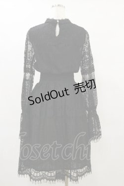 画像2: axes femme / 総レースワンピース M ブラック H-25-06-14-1083-AX-OP-NS-ZH