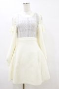 evelyn / もちふわチェックニットワンピース Free オフ H-25-06-14-1084-LO-OP-NS-ZH