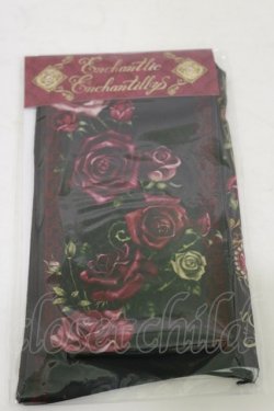 画像1: Enchantlic Enchantilly / 薔薇姫の王冠タイツ  ブラック/レッド H-25-06-14-1013-LO-ZA-NS-ZH