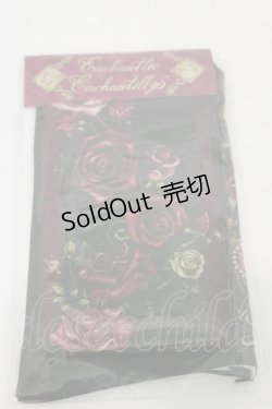 画像1: Enchantlic Enchantilly / 薔薇姫の王冠タイツ  ブラック/レッド H-25-06-14-1013-LO-ZA-NS-ZH