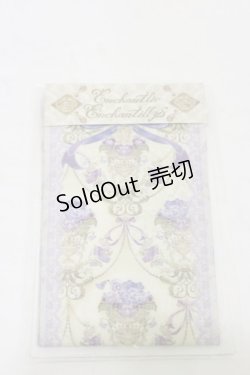 画像1: Enchantlic Enchantilly / すみれの王冠オーバーニーソックス  生成り H-25-06-14-1015-LO-ZA-NS-ZH