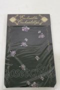 Enchantlic Enchantilly / すみれのお茶会オーバーニーソックス  ブラック H-25-06-14-1018-LO-ZA-NS-ZH