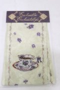 Enchantlic Enchantilly / すみれのお茶会オーバーニーソックス  生成り H-25-06-14-1019-LO-ZA-NS-ZH