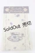 Enchantlic Enchantilly / すみれのお茶会オーバーニーソックス  生成り H-25-06-14-1019-LO-ZA-NS-ZH