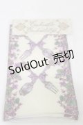 Enchantlic Enchantilly / すみれの花園オーバーニーソックス  生成り H-25-06-14-1020-LO-ZA-NS-ZH