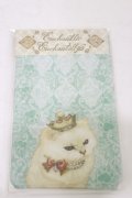 Enchantlic Enchantilly / Queen Catオーバーニーソックス  ミント H-25-06-14-1023-LO-ZA-NS-ZH