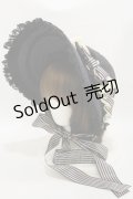 Enchantlic Enchantilly / 麦わらボンネット  ブラック H-25-06-14-1029-LO-AC-NS-ZH