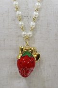 Angelic Pretty / Juicy Berryネックレス  レッド H-25-06-14-1031-AP-AC-NS-ZH