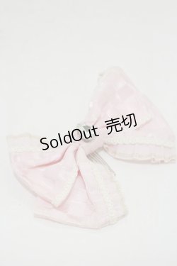 画像2: BABY,THE STARS SHINE BRIGHT / チェス柄クリスタルコーム  ピンク H-25-06-14-1034-BA-AC-NS-ZH