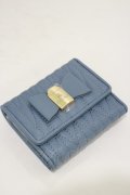 m petit by misako / NINA'Sコラボ財布  ブルー H-25-06-14-1037-LO-ZA-NS-ZH
