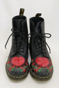 Dr.Martens （Getta Grip） / PASCAL HEARTSブーツ UK7(約26cm) ブラック H-25-06-15-001-PU-SH-KB-ZH