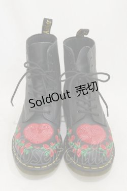 画像1: Dr.Martens （Getta Grip） / PASCAL HEARTSブーツ UK7(約26cm) ブラック H-25-06-15-001-PU-SH-KB-ZH
