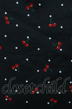 画像3: Candy Stripper / TINY CHERRY CAMISOLEワンピース  ブラック H-25-06-15-044-PU-OP-KB-ZH