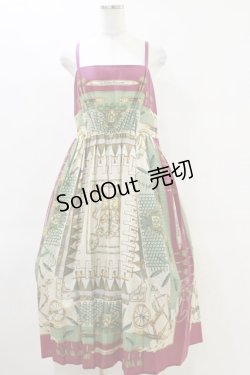 画像1: Jane Marple Dans Le Salon / Maison d'altisanストラップドレス  ローズ H-25-06-15-047-JM-OP-KB-ZH