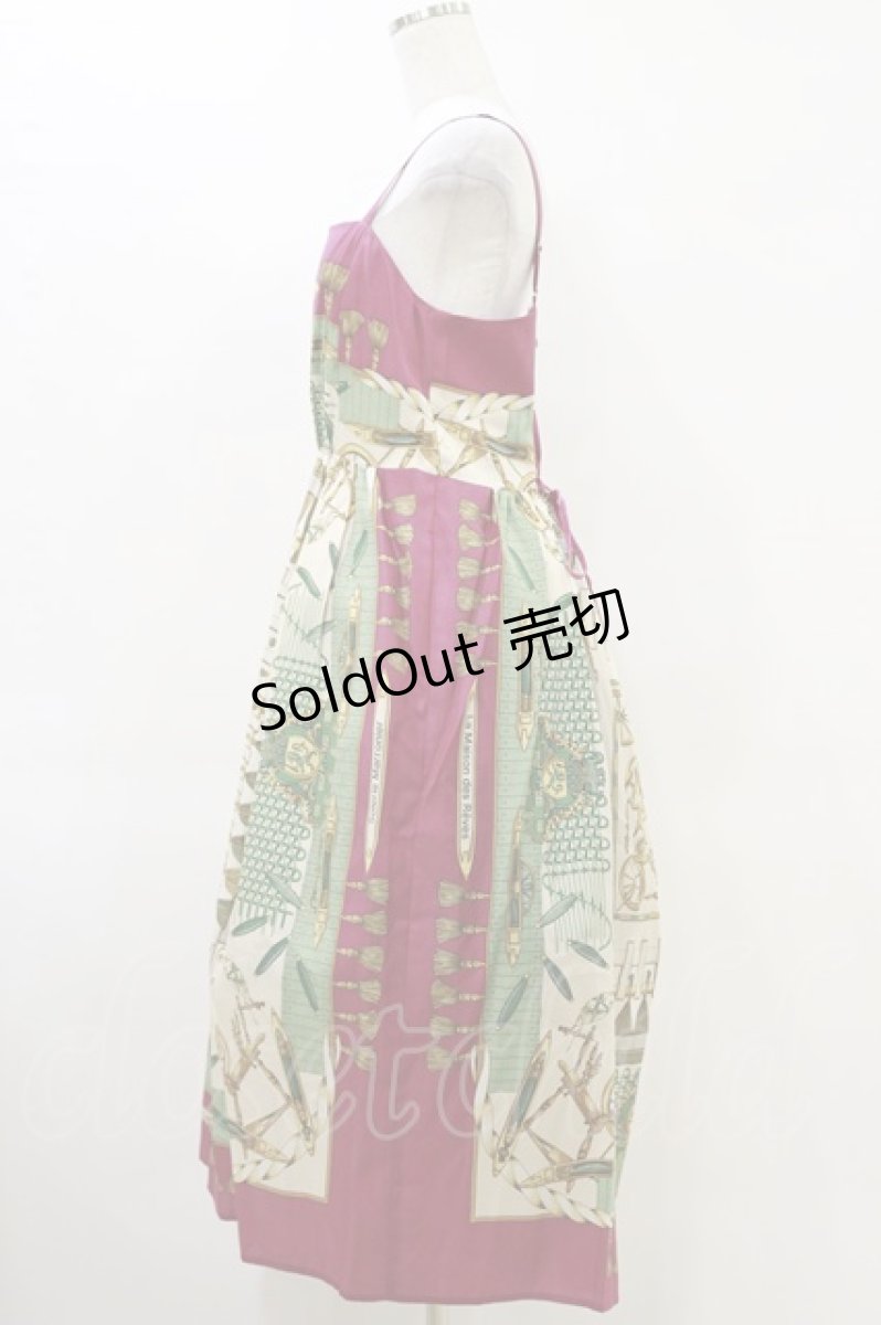 画像3: Jane Marple Dans Le Salon / Maison d'altisanストラップドレス  ローズ H-25-06-15-047-JM-OP-KB-ZH (3)