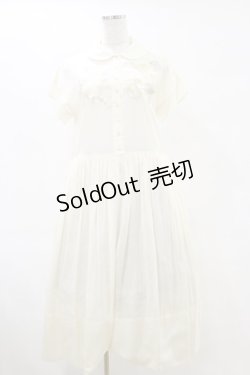 画像1: Jane Marple Dans Le Salon / ブーケエンブロイダリーワンピース M アイボリー H-25-06-15-048-JM-OP-KB-ZH