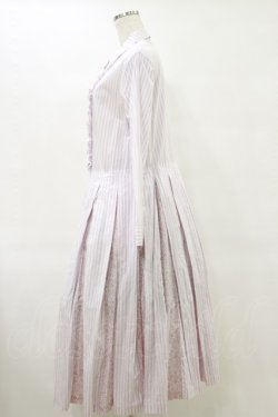 画像3: Jane Marple Dans Le Salon / ストライプとD’anjo coastのシャツドレス  ピンクミックス H-25-06-15-051-JM-OP-KB-ZH