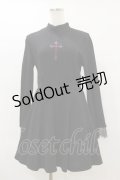PUNK RAVE / Demonika Long Sleeve Dress M-L ブラック H-25-10-20-003-PU-OP-KB-ZH